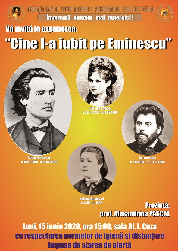 Expunere: Cinel-a iubit pe Eminescu?